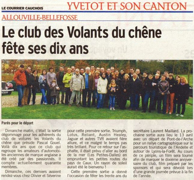 LE COURRIER CAUCHOIS 5/10/2008